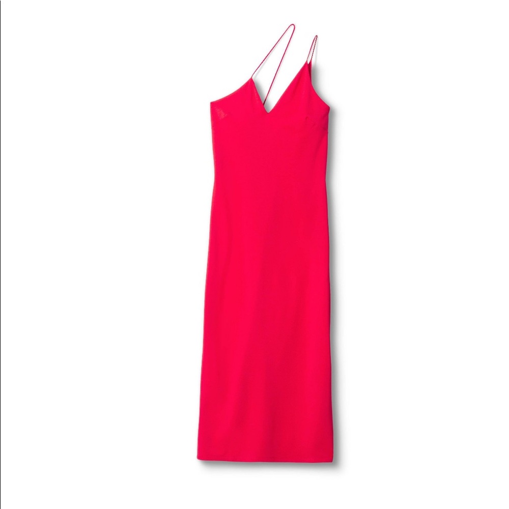 NWT Cushnie x Target Red Asymmetrical Dress XL,1X - Picture 8 of 10